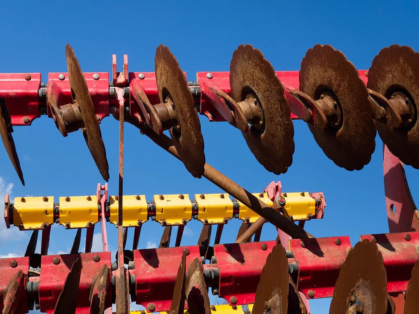 Baldan 40-disc offset harrow — representative photograph
